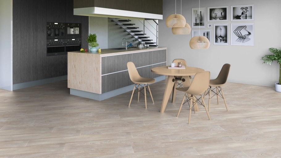 Кухня дуб сонома светлый