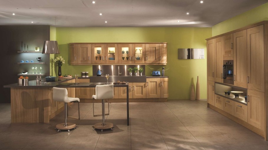 Кухня дуб золотистый