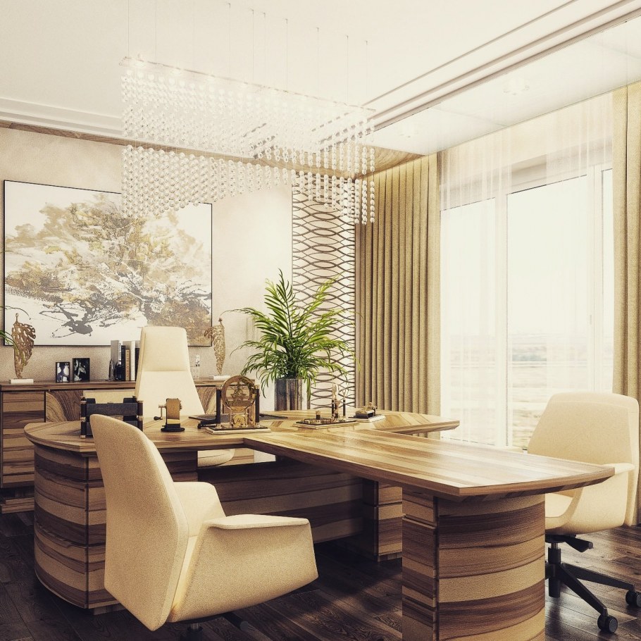 Дизайнерский кабинет руководителя