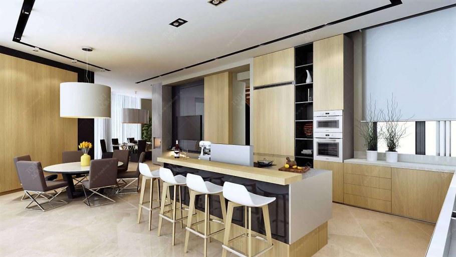 Кухня гостиная дизайнерские решения