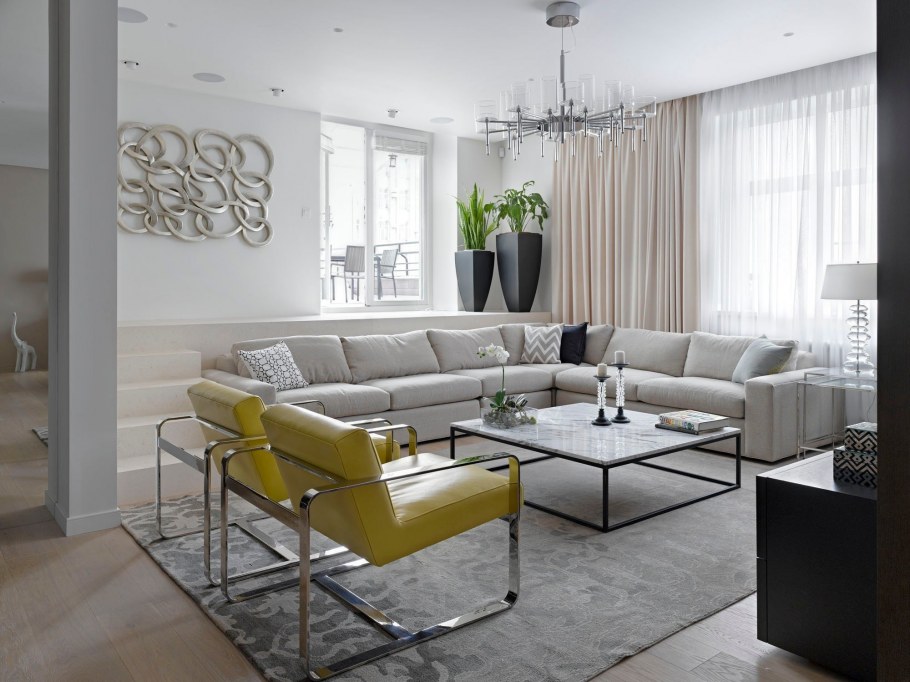 Стильный интерьер гостиной