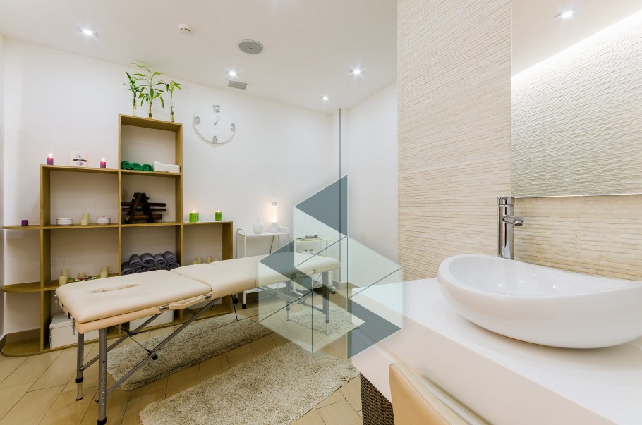 Интерьер парикмахерской в стиле Модерн