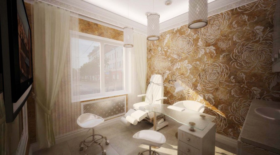 Дизайн салона красоты Луна