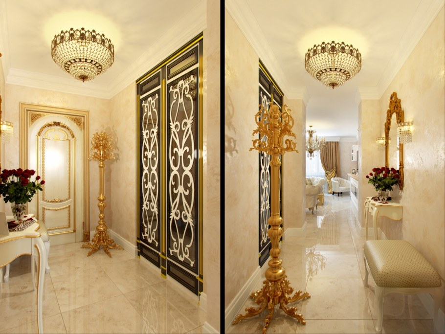 Классический интерьер прихожей