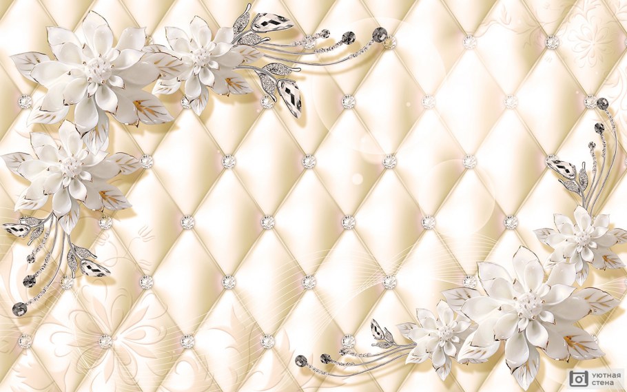 Обои с жемчугом на стену