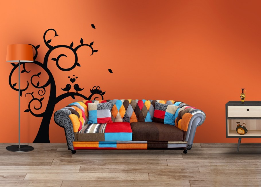 Покрашенные стены