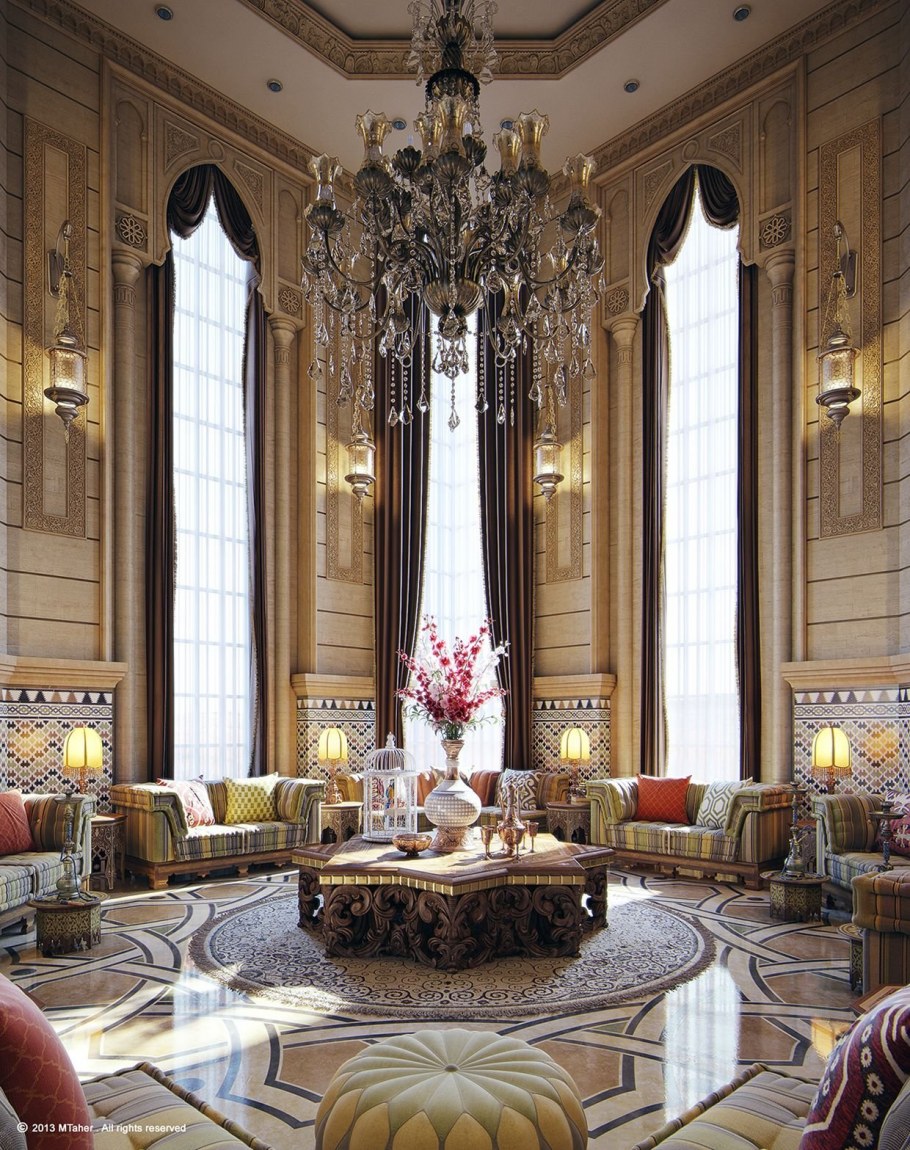 Гостиная в дворцовом стиле