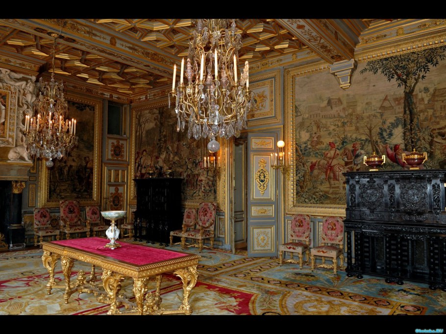 Дворец Фонтенбло гостиная