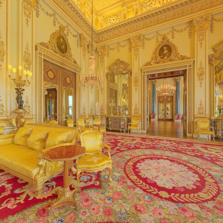 Букингемский дворец белая гостиная