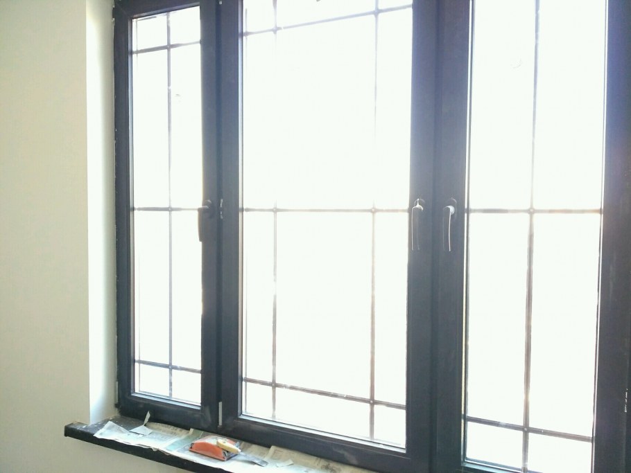 Штульповое трехстворчатое окно