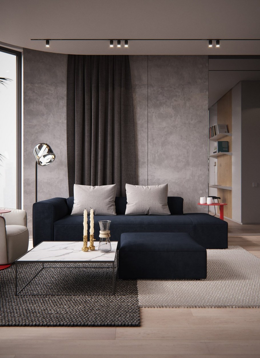 Гостиные в стиле Контемпорари