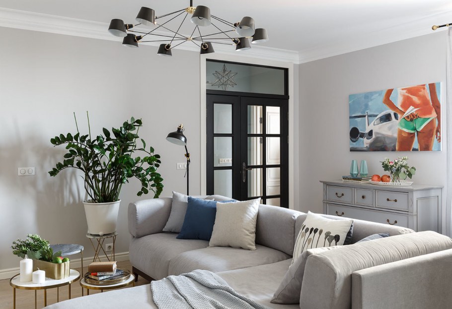 Квартира в благородных тонах