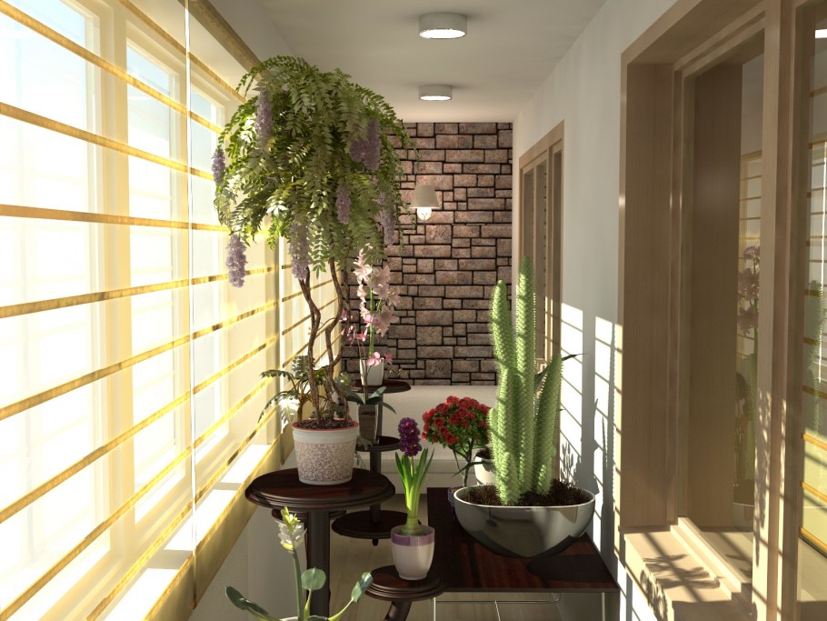 Декоративный балкон