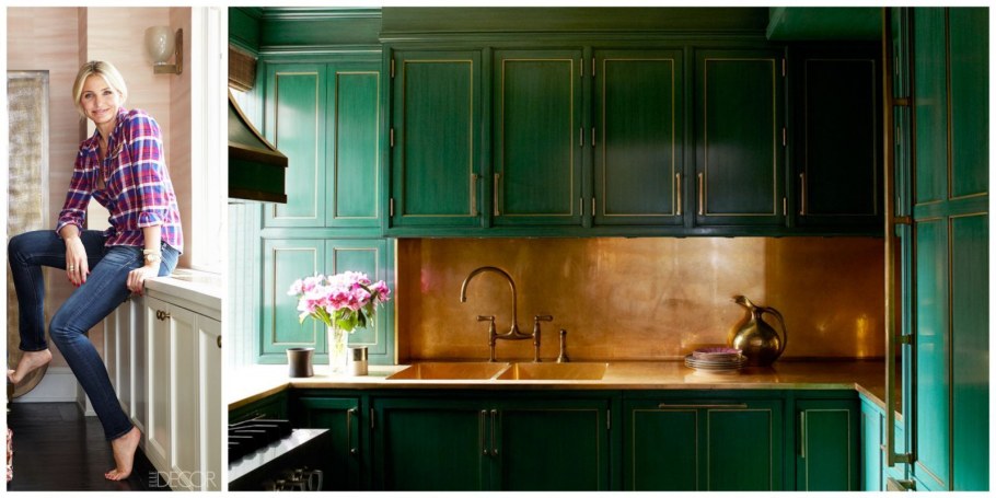 Кухонный фартук из латуни