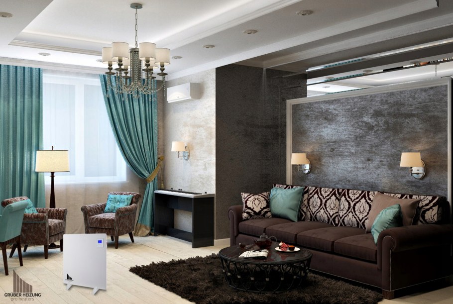 Шторы ТОМДОМ мятные