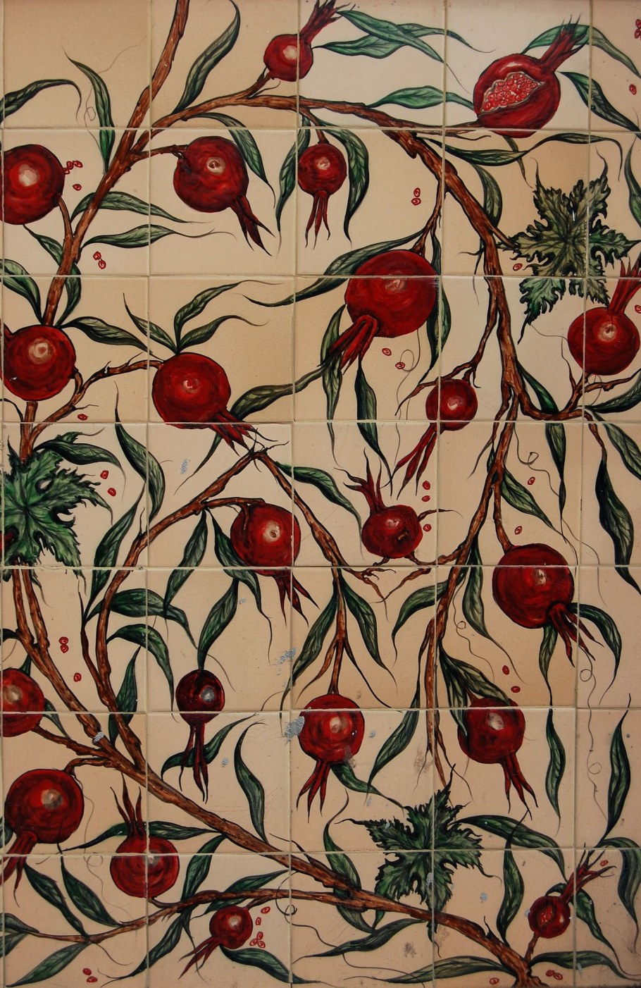 Гранатовое дерево мозаика