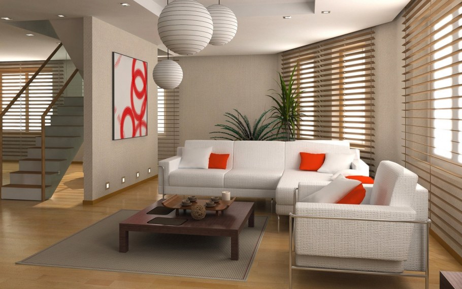 Интерьер гостинной комнаты