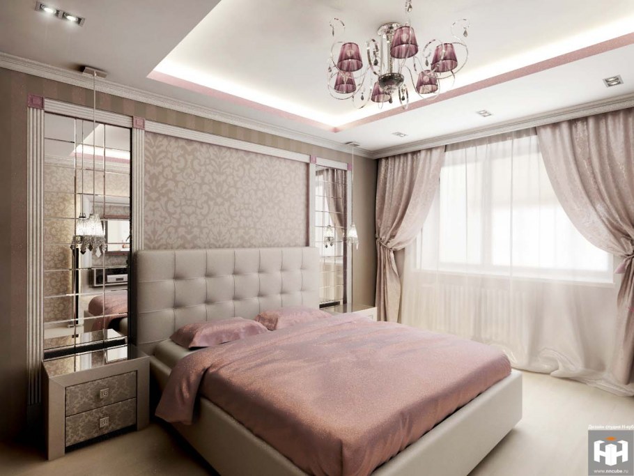 Интерьер спальни 16 кв.м