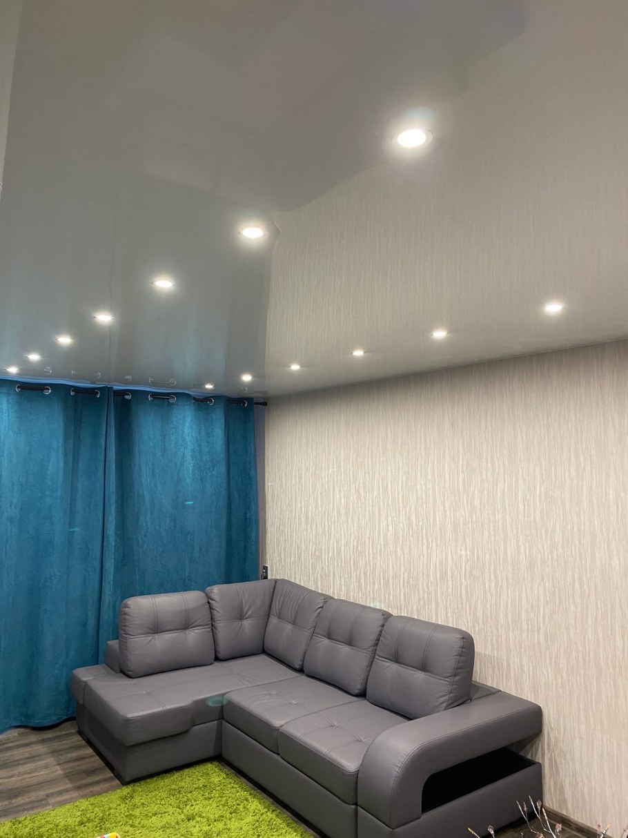 Гостиная с угловым диваном