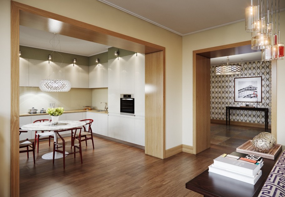 Комната с широким проемом