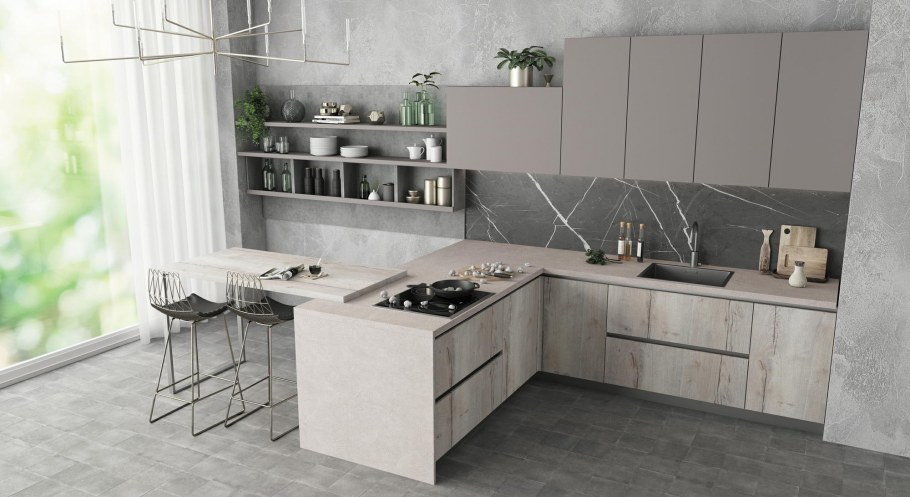 Кашемир серый Эггер кухня