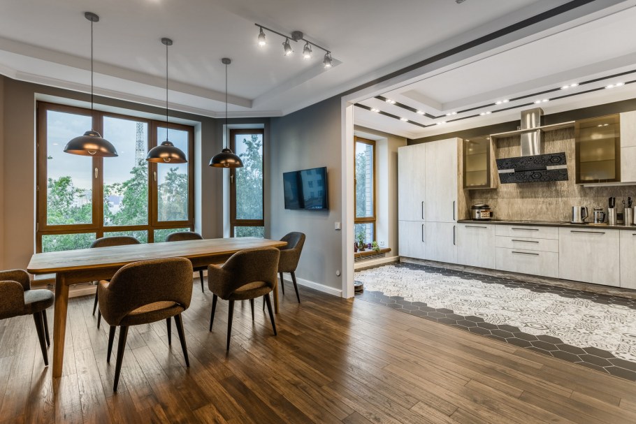 Квартира с большой кухней