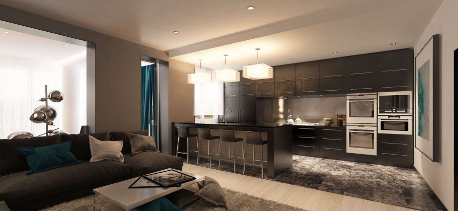 Интерьер дома студии