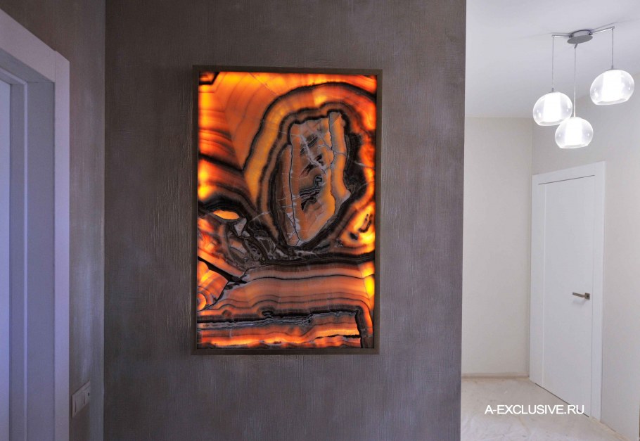 Оникс зеленый мрамор ванная