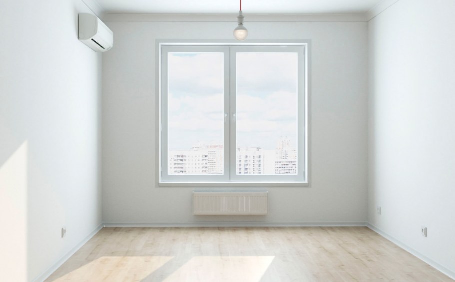 Квартира чистовая два окна