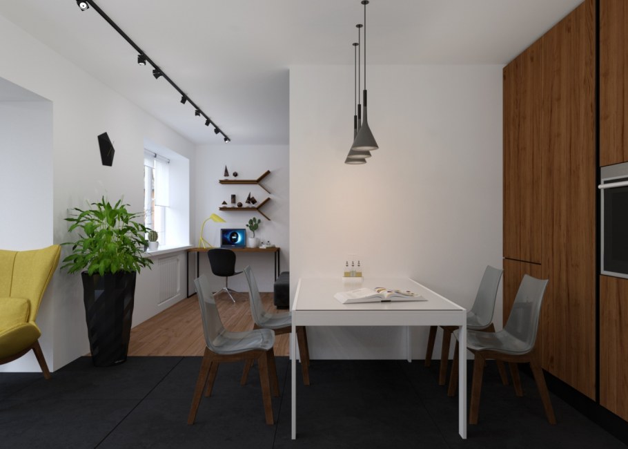 Интерьер офиса в эко стиле