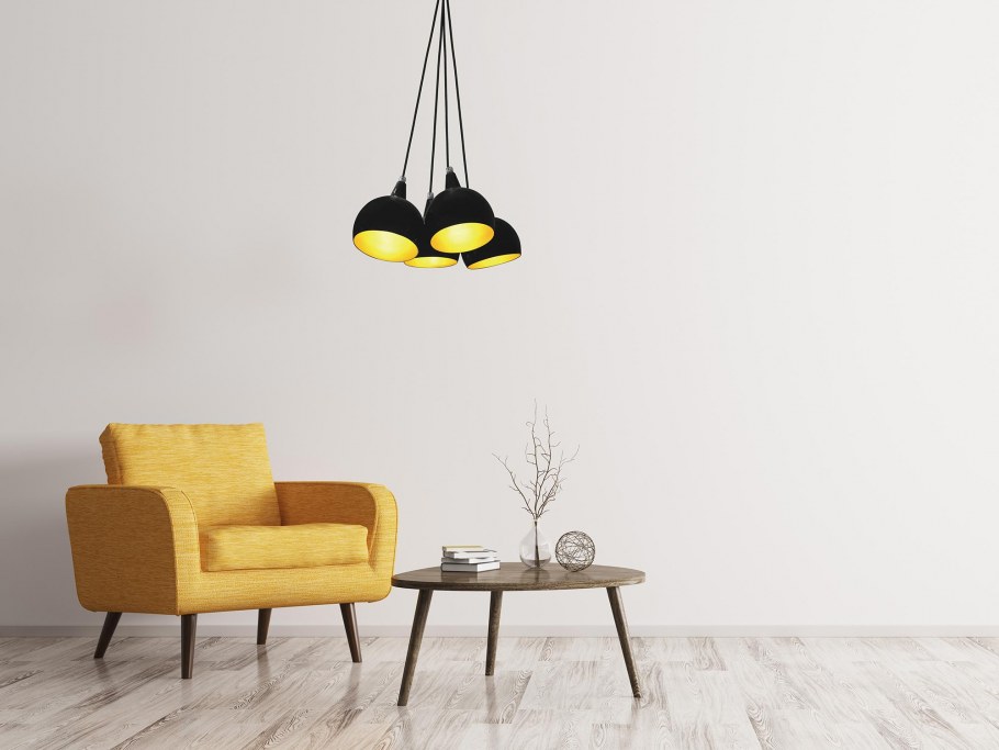 Минимализм интерьер детской черно белый