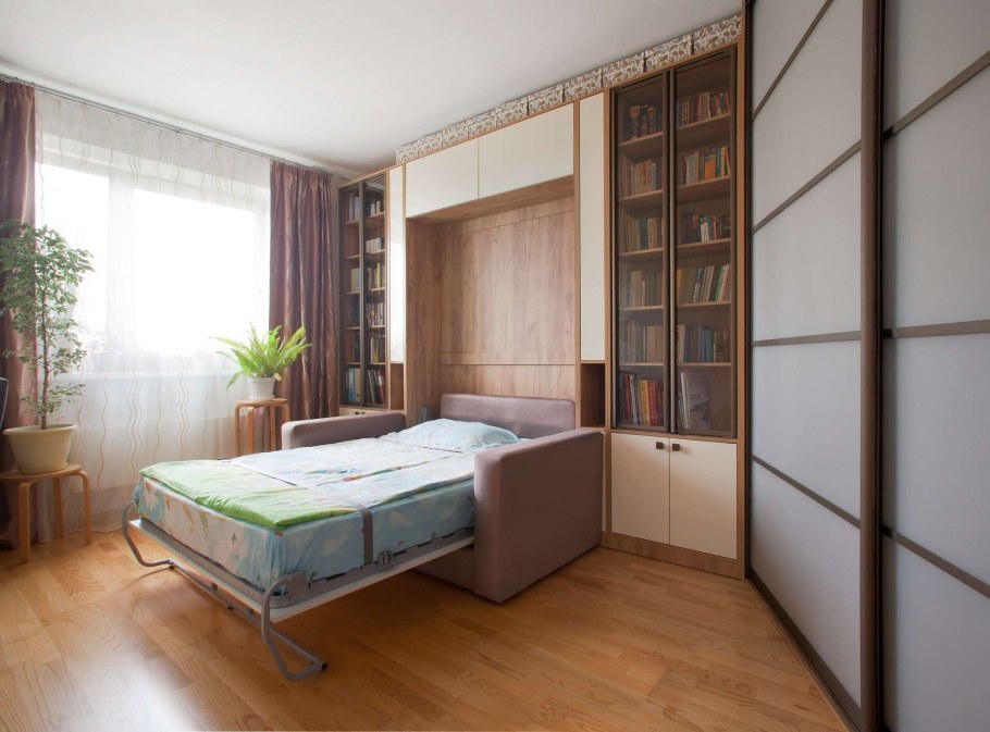 Кровать Мерфи с диваном