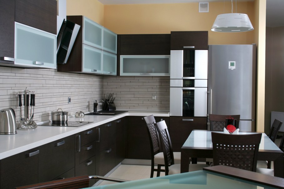 Кухня венге в интерьере