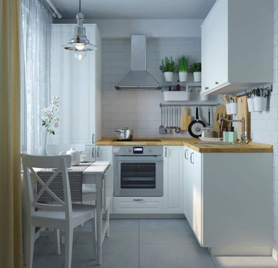 Планировка кухни 6 м2