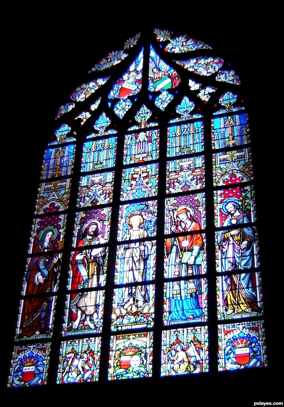 Готика архитектура витражи
