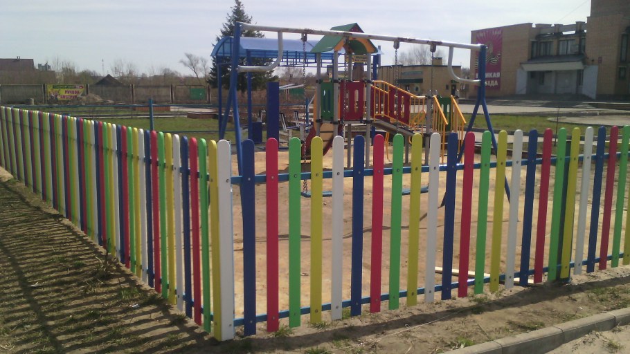 Модель ограждение для площадки