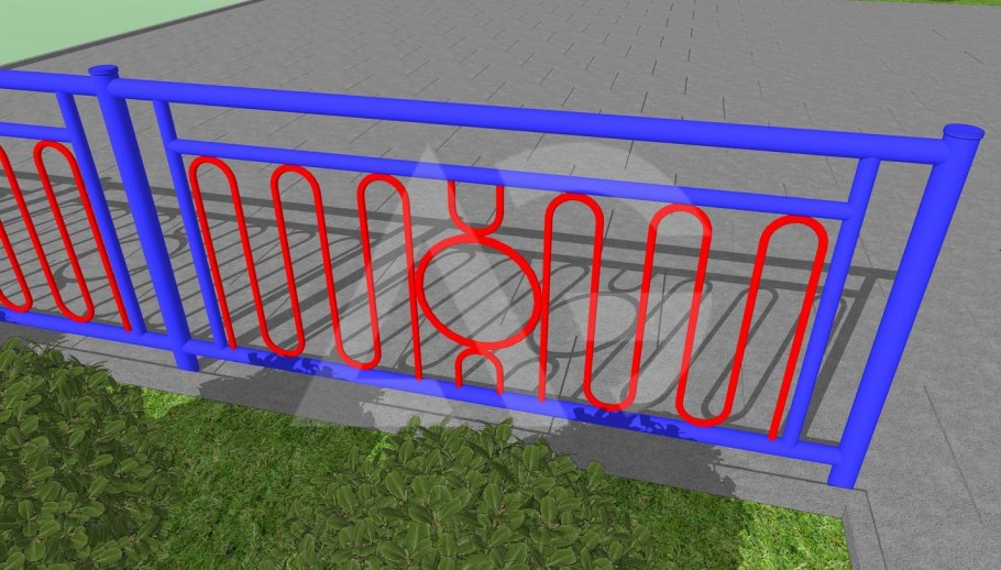Детская площадка вид сбоку