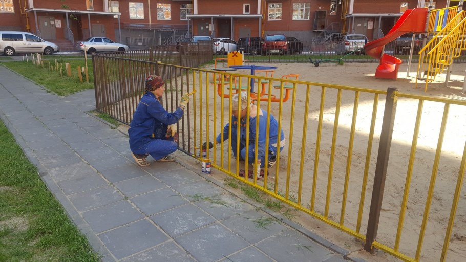 Ограждение для детского сада