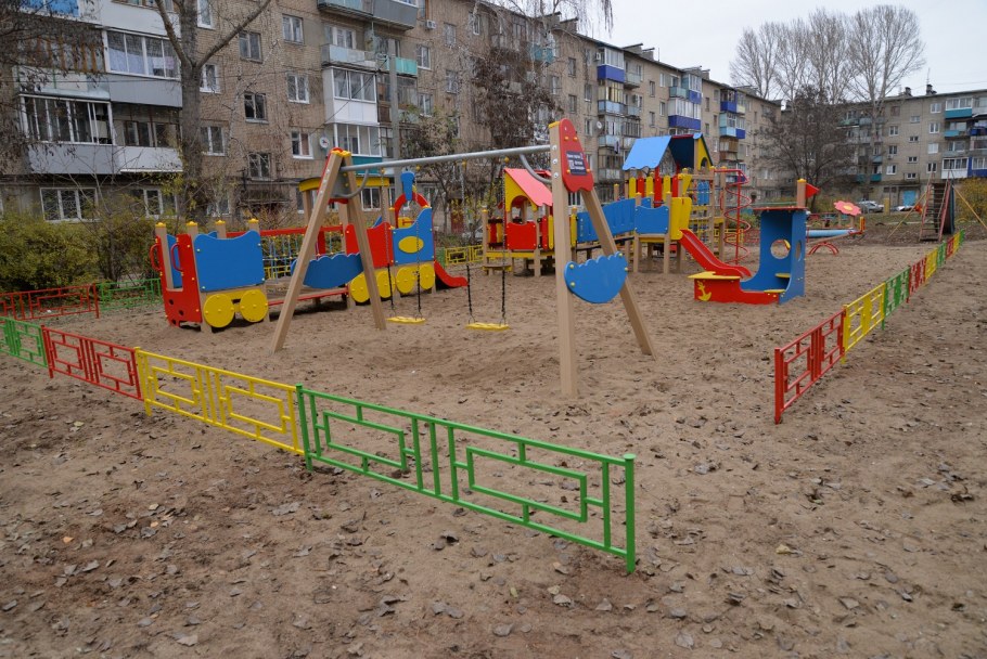 Ограждение детских площадок