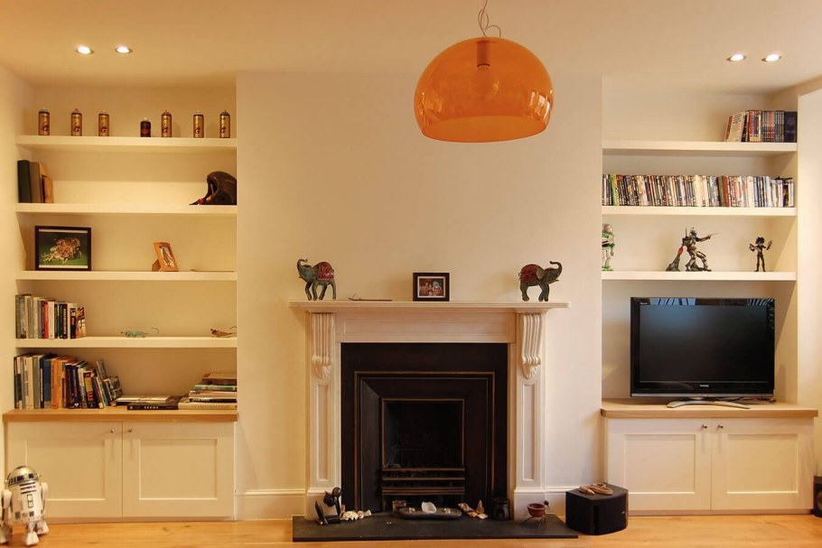 Стеллаж книжный из гипсокартона