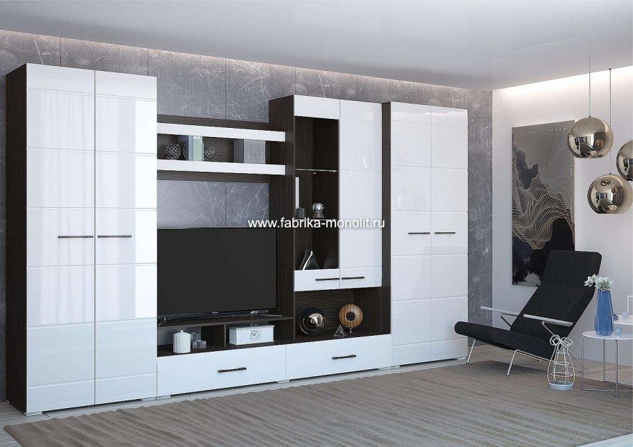 Гостиная Горизонт Ненси-1 венге