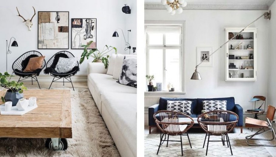 Рога в скандинавском интерьере