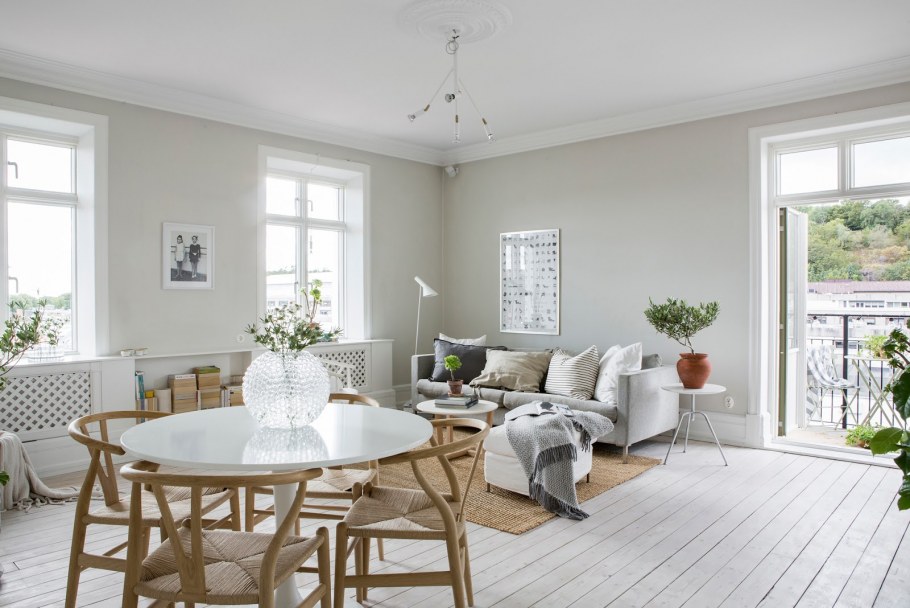 Скандинавский стиль территории