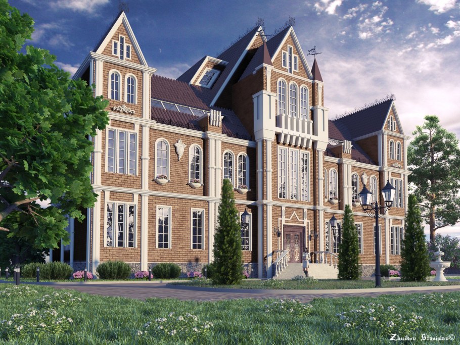 Школа в викторианском стиле