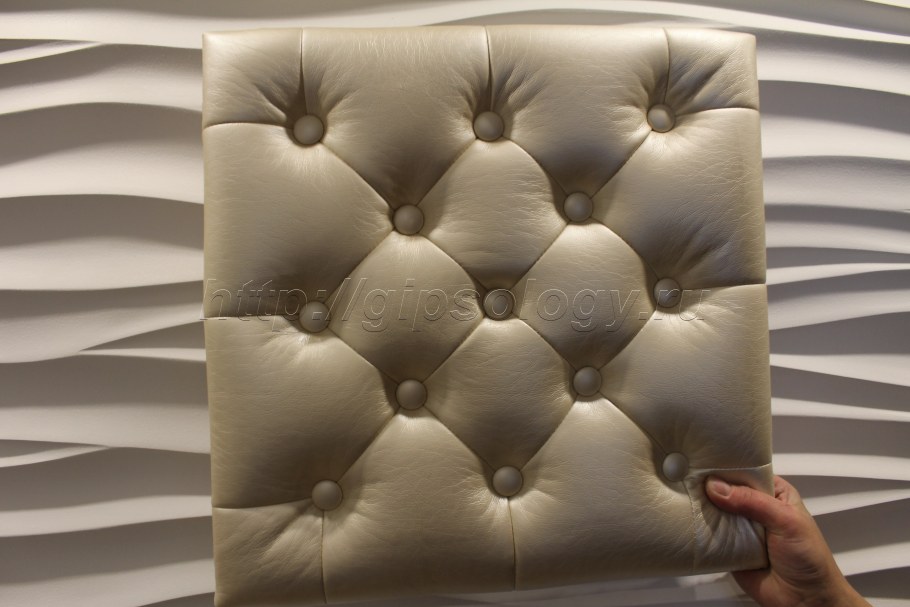 Мягкие кожаные стеновые панели