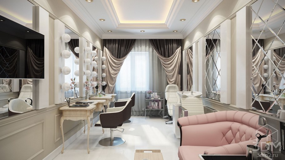 Салон красоты в стиле Неоклассика