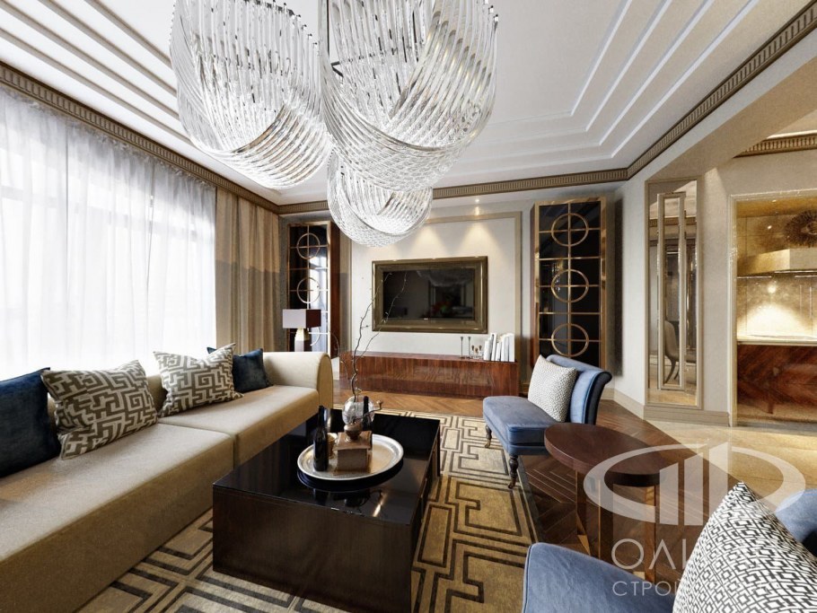 Гостиная ар деко