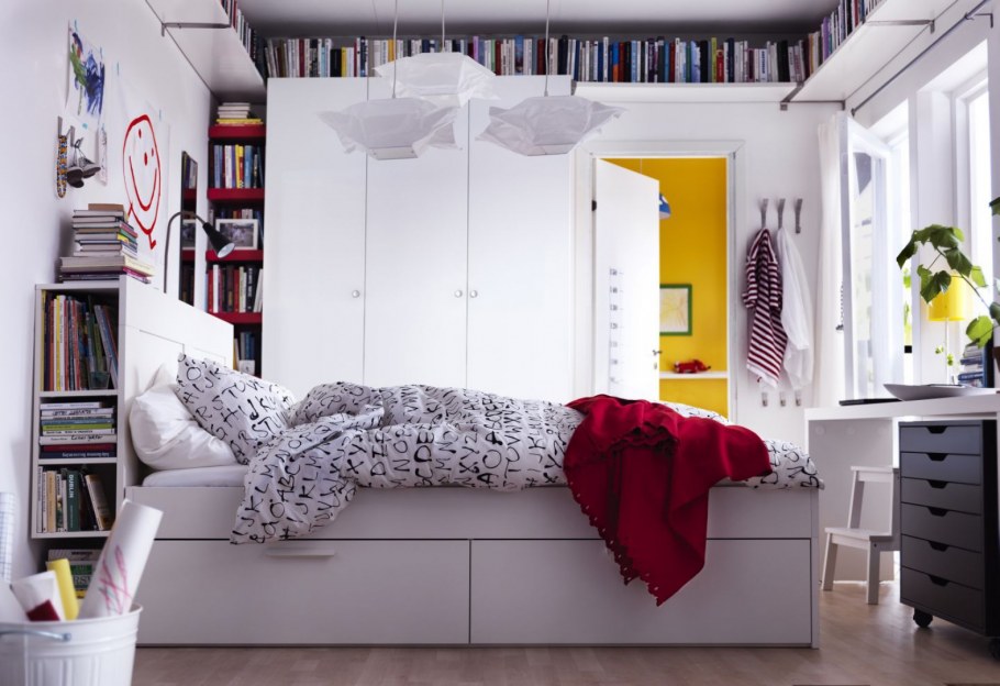 Brimnes БРИМНЭС шкаф с дверями, белый78x95 см