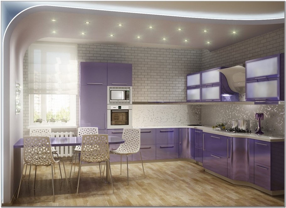 Кухня в ярких тонах