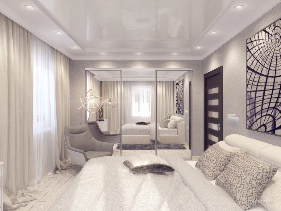 Спальня совмещенная с гостиной